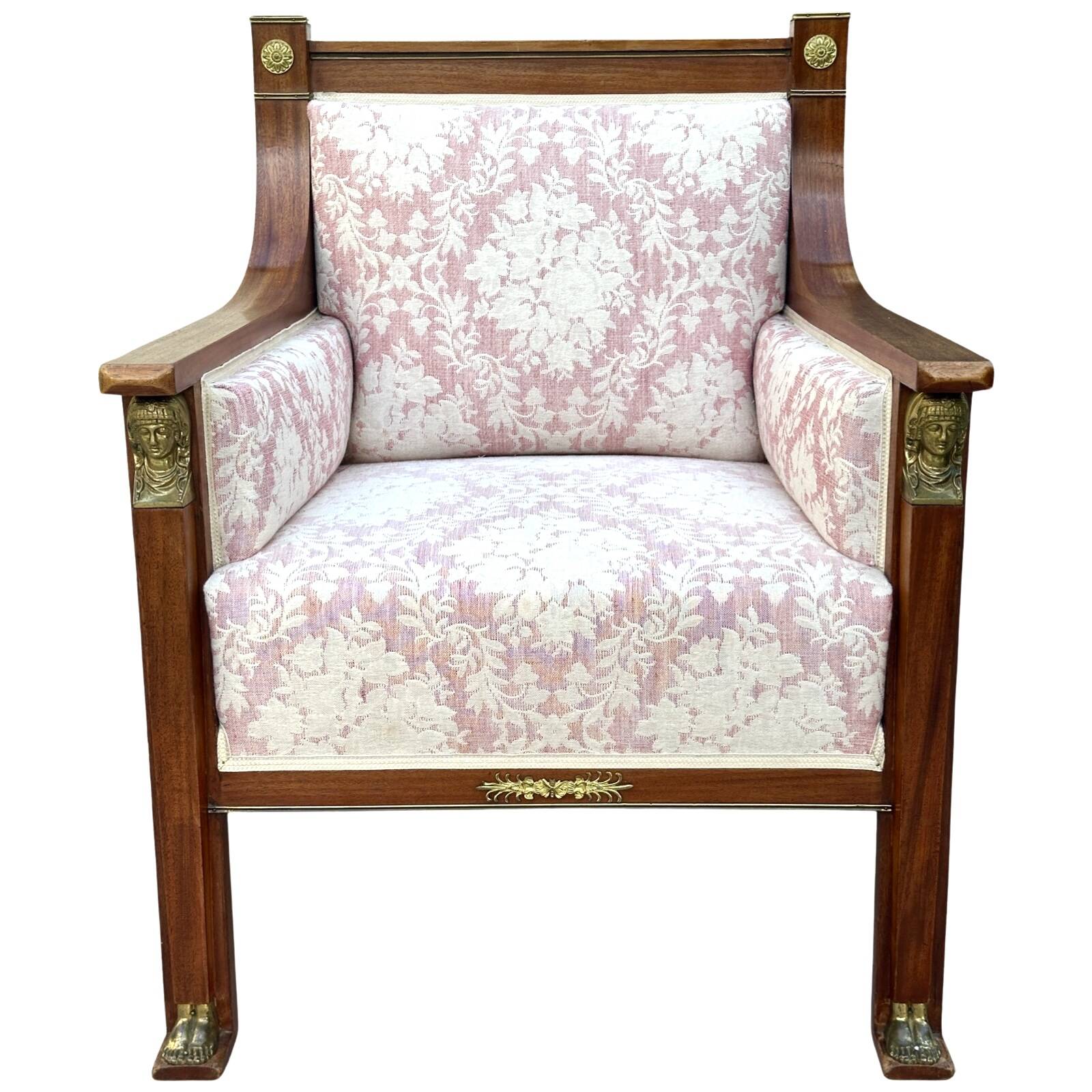 Fauteuil Empire Restauration, 1825, France