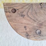 Wooden tripod plant holder