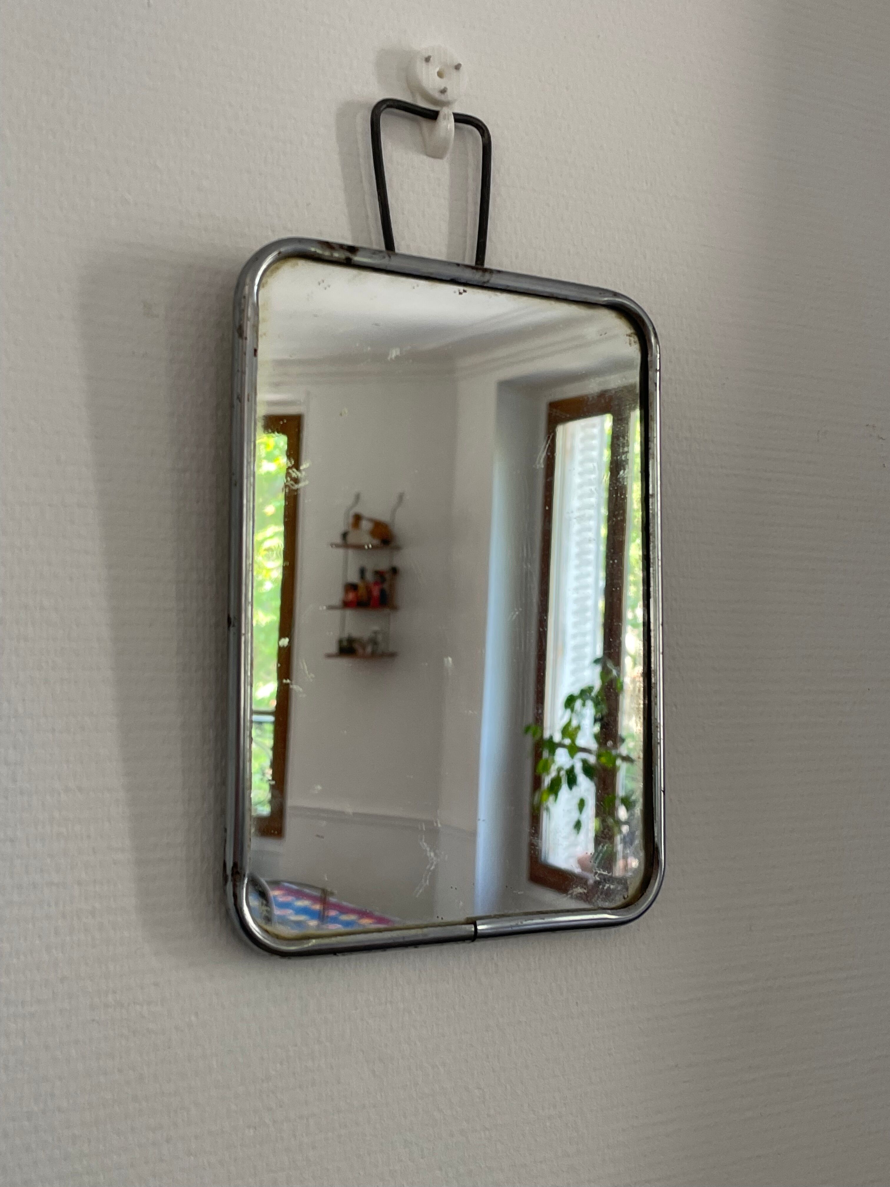 Vintage barber mirror