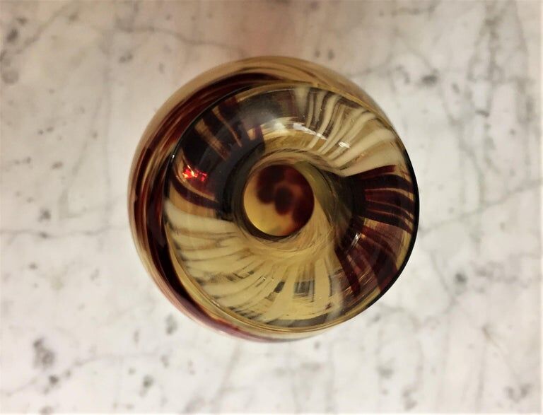 Pair of Murano inspired vase, nineteenth century