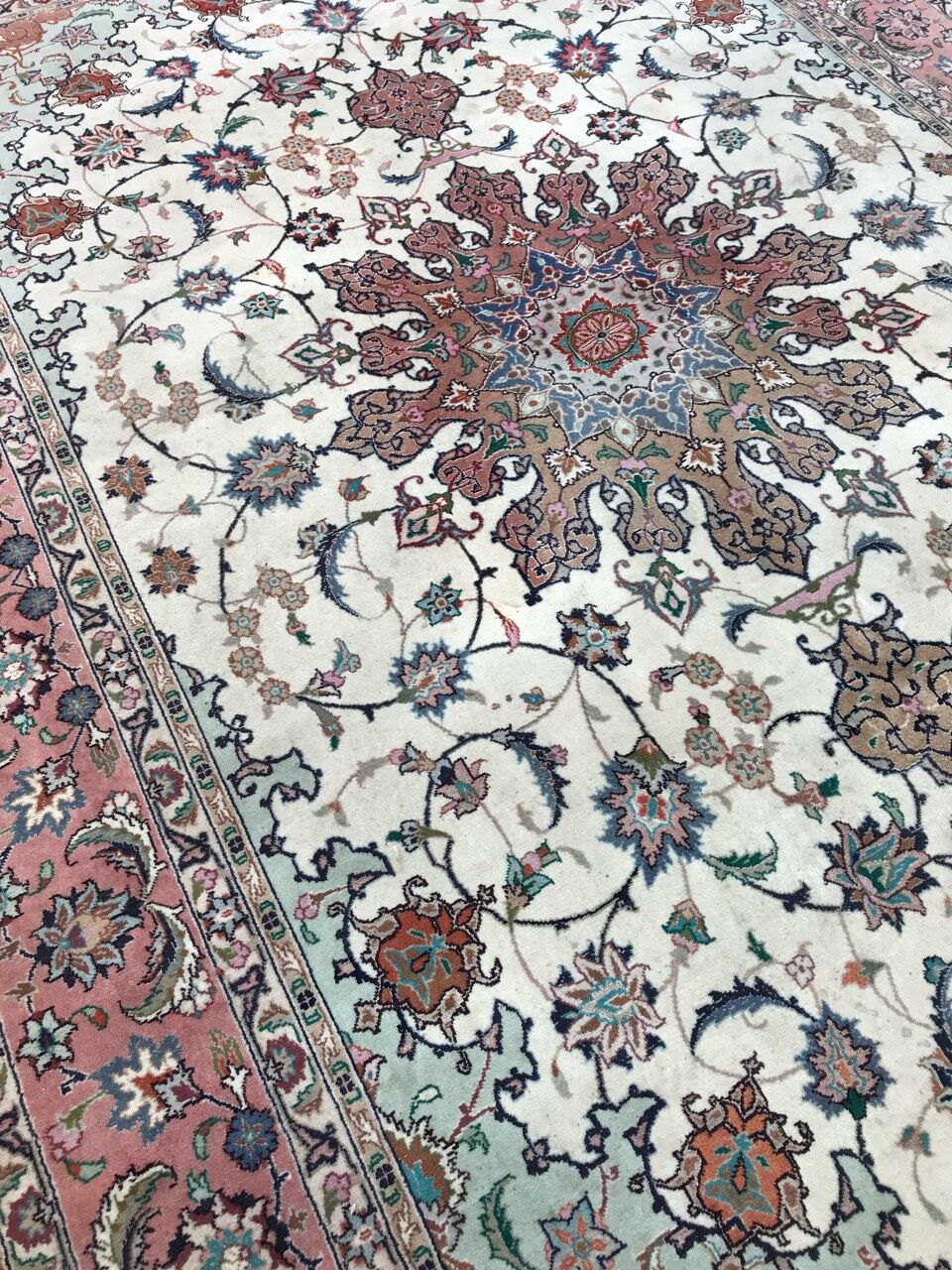 Persian tabriz carpet end 153x219 cm