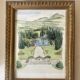 Illustration of a "French garden" under glass