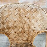 Children's armchair in chestnut basketry
