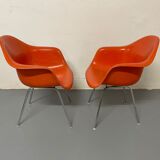 2 armchairs Dax by Charles & Ray Eames