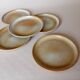 5 Montgolfier stoneware dessert plates