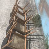 Vintage chair skaï black