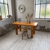 Farmhouse table, mountain furniture from the 50s