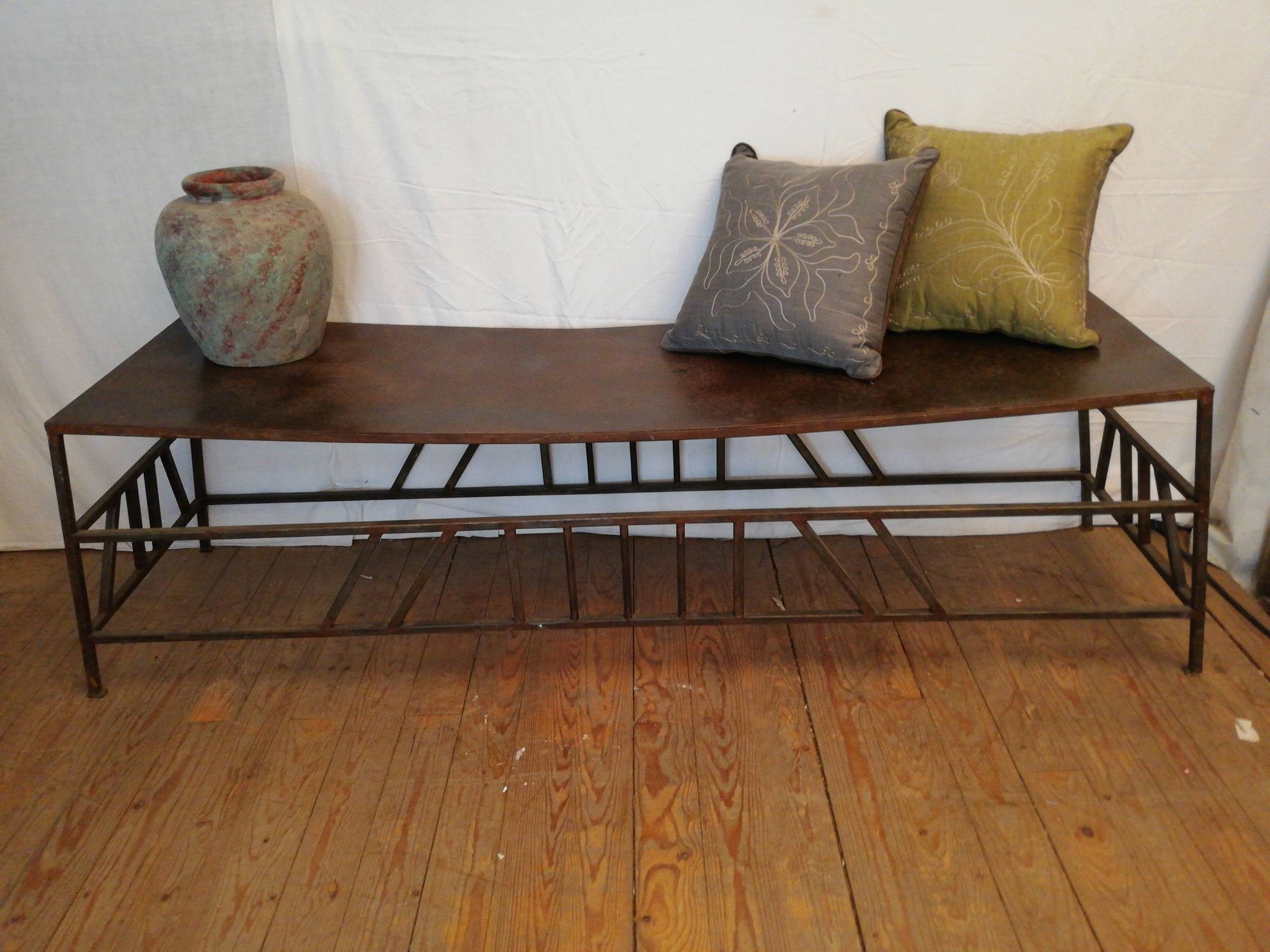Metal bench