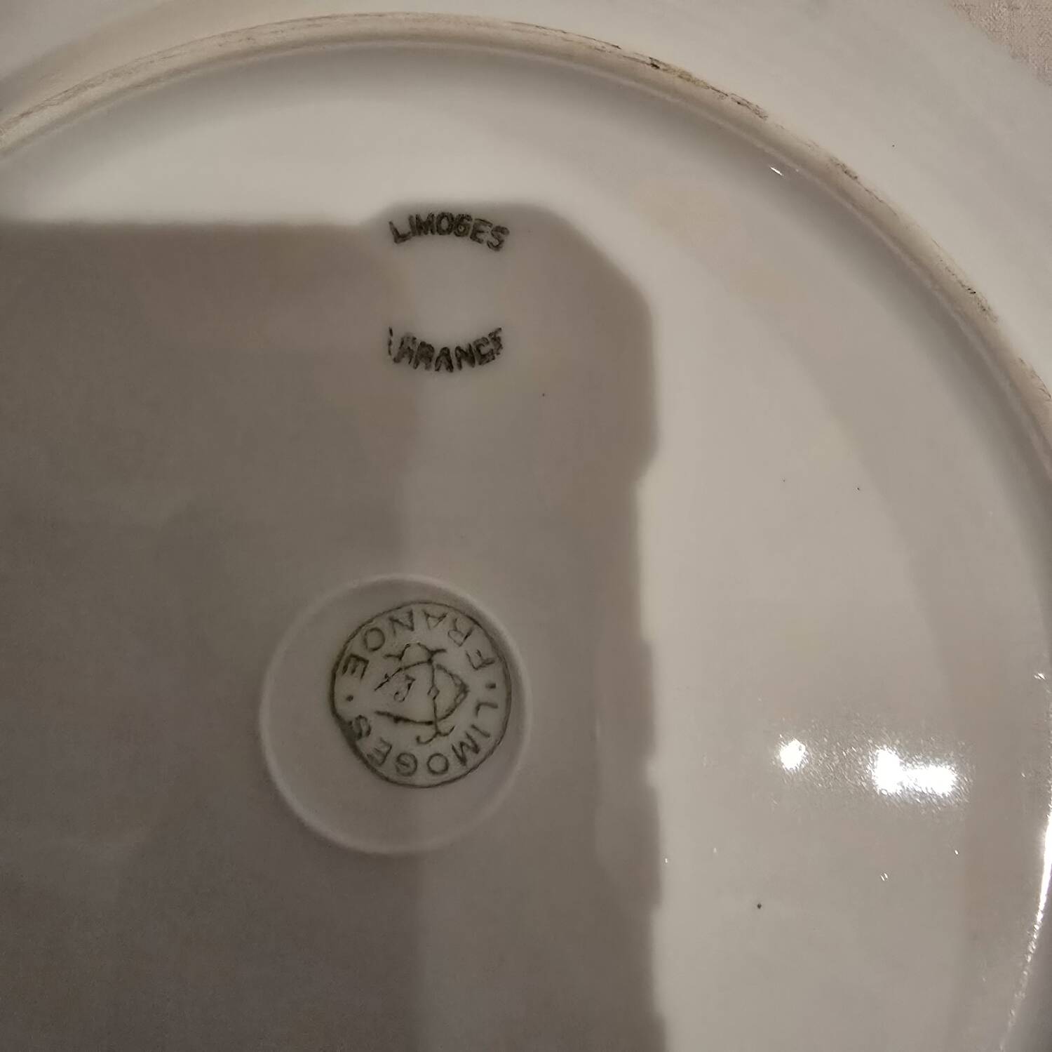 Limoges porcelain service.