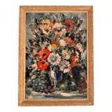 Still life painting signed Auguste Jean Gribouval (19th / 20th century)