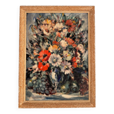 Still life painting signed Auguste Jean Gribouval (19th / 20th century)