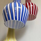 Italian Glass Pendant Lamp by Flavio Poli for Seguso Vetri Darte, 1950s