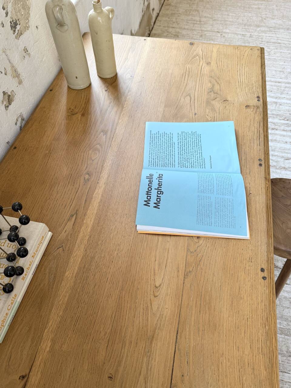 Oak desk with spindle legs, 1950s