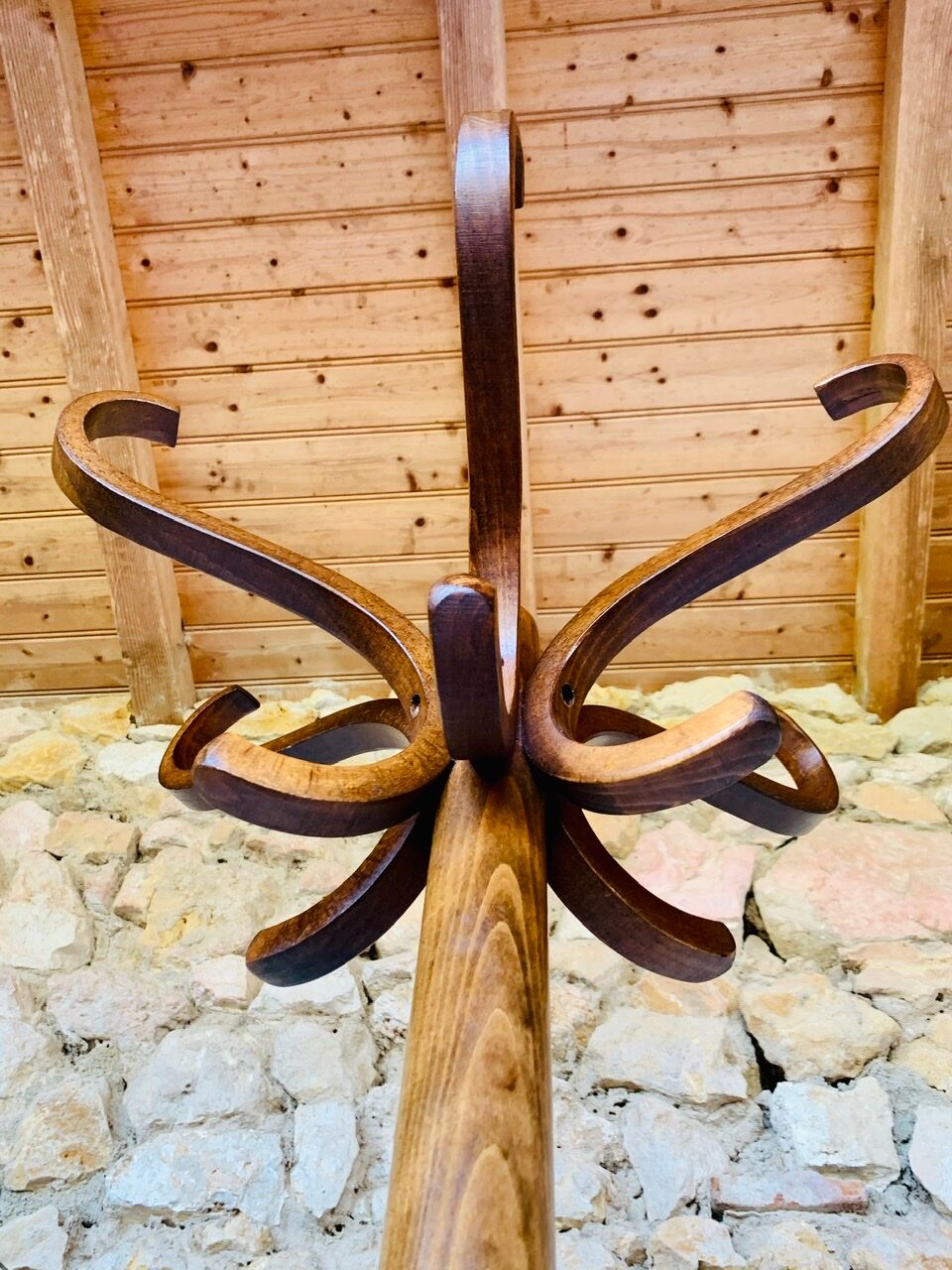 Vintage coat rack, number 198 by Baumann circa 60's