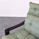 Mid-Century Danish Lounge Chairs and Coffe Table, 1970s.