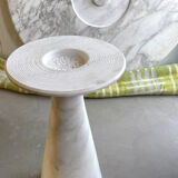 Angelo Mangiarotti white marble dining table model M1