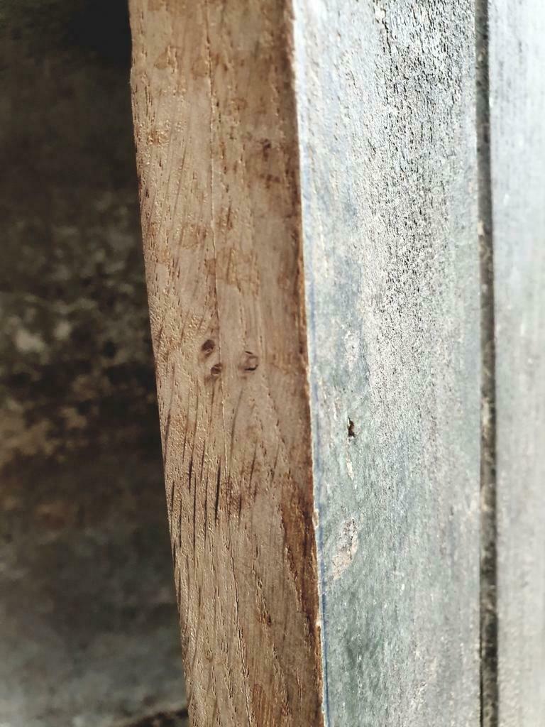Antique oak sliding door loft door