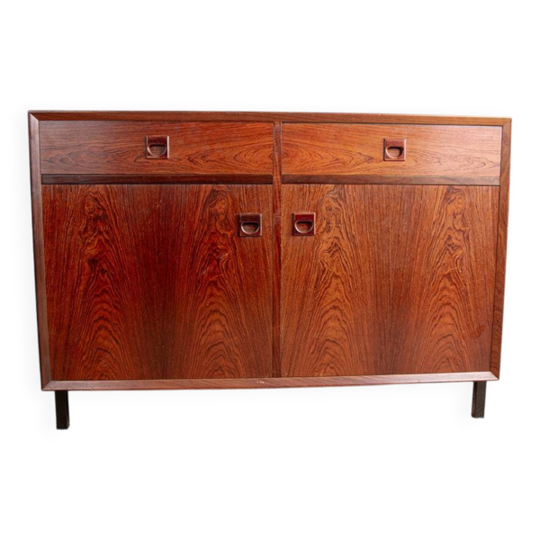 Buffet ou petite enfilade Scandinave en Palissandre par Erik Brouer 1960.