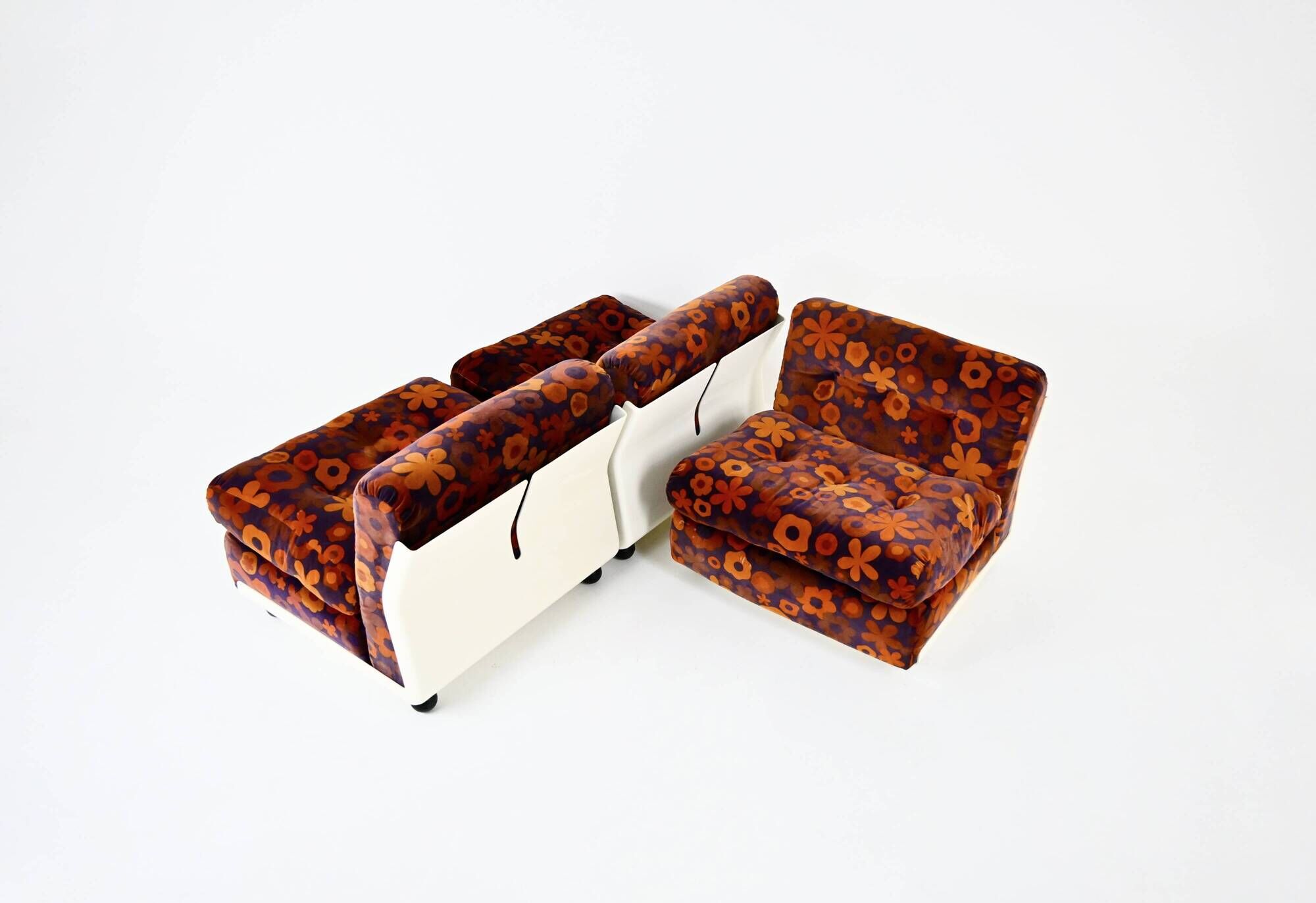 Set of 3 Amanta Armchairs by Mario Bellini for C&B Italia, 1960s