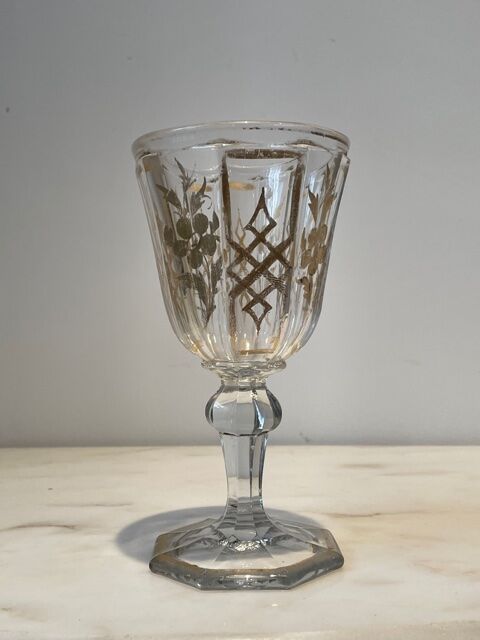 1 glass old Portieux NINETEENTH century