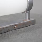 Czechoslovak Bauhaus Art Deco chrome tubular wall light, 1930s