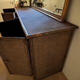 Rattan sideboard