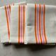 Trio of old new linen cotton XL mixed tea towels