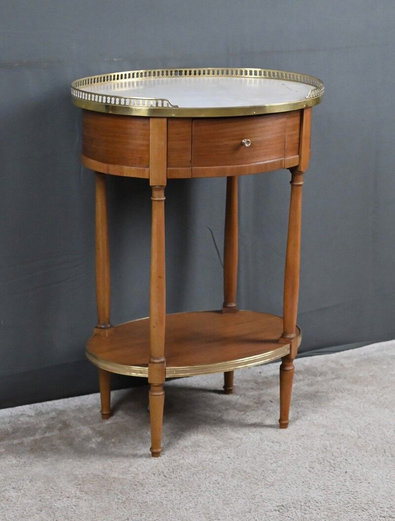 Mahogany coffee table, Louis XVI style – 2nd half of the 19th century