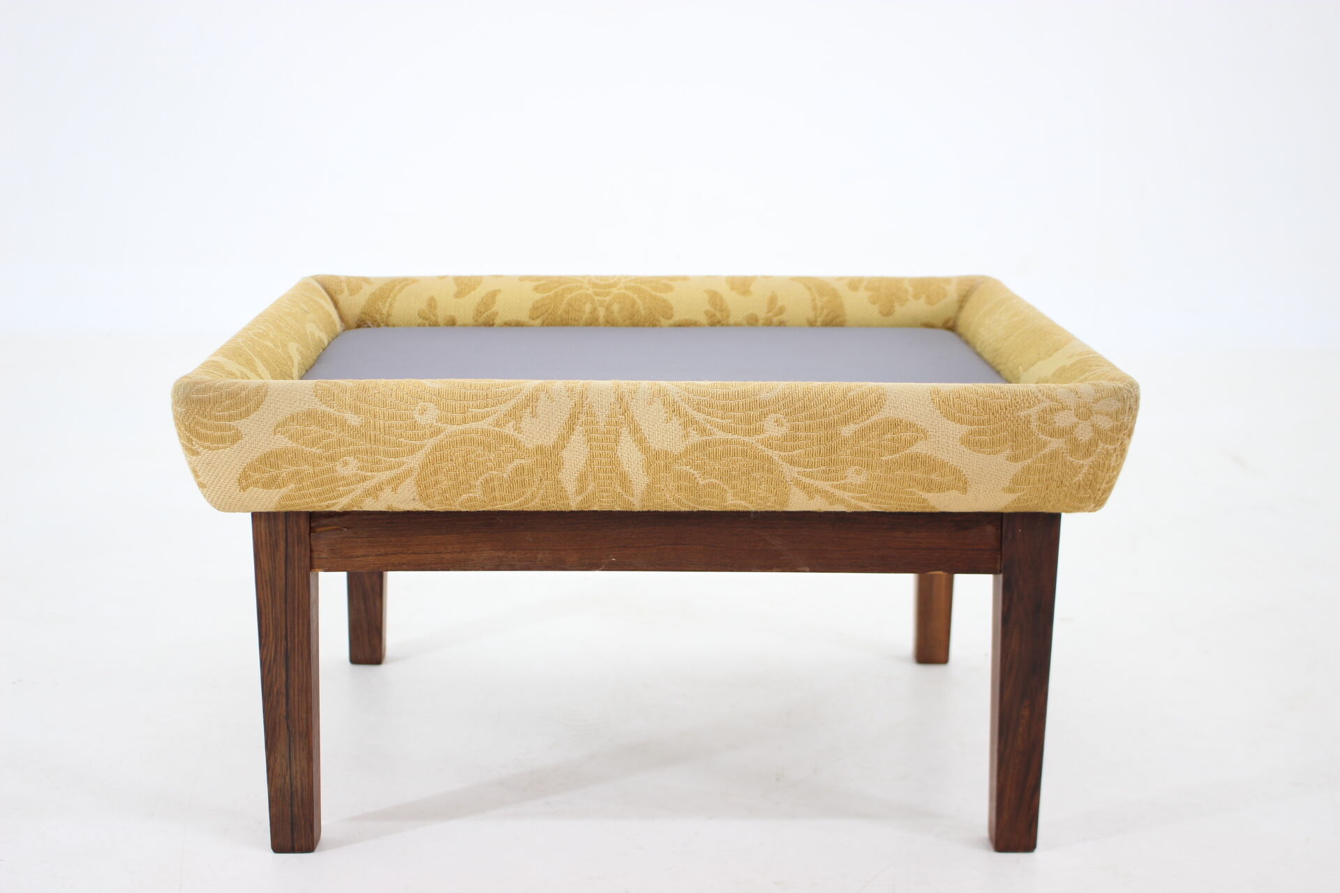 1960s rosewood stool in fabric, denmark