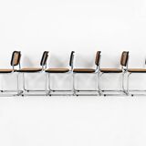 Set of 6 Dining Chairs Style B32 by Marcel Breuer