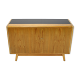 Vintage Cabinet Combination of Veneer and Glass by Jitona,1960s