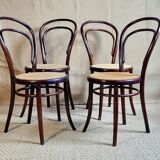 4 chairs bistrot N°14 late nineteenth / early twentieth