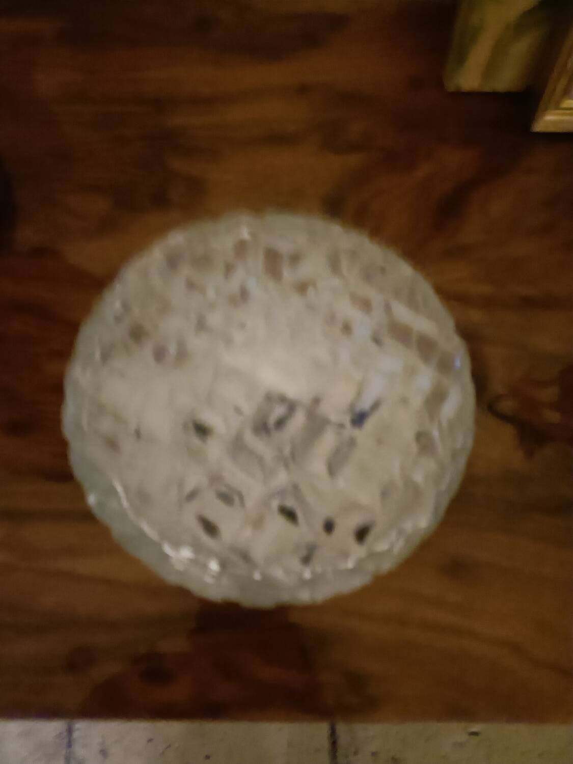 Vintage glass ceiling or wall light