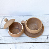 Tasse a thé, soucoupe et pot à sucre Rhodaceram