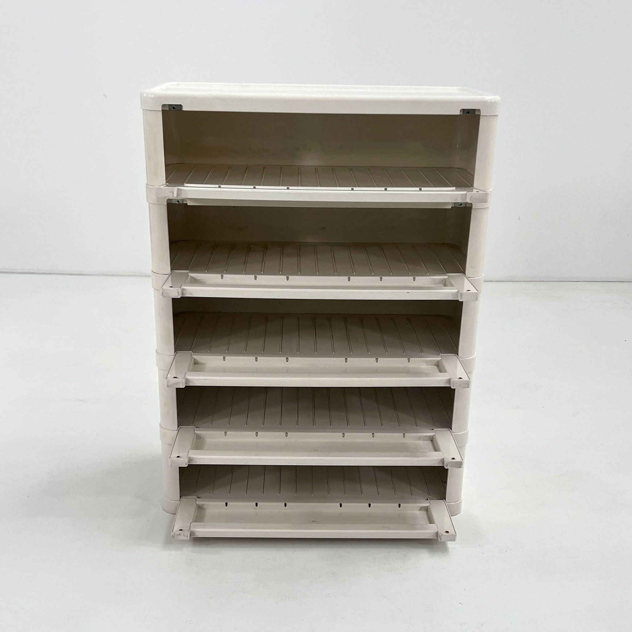 White cabinet model "4964" by Olaf Von Bohr for Kartell, 1970