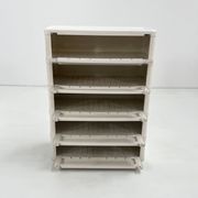White cabinet model "4964" by Olaf Von Bohr for Kartell, 1970