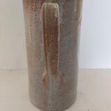 Glazed stoneware pitcher