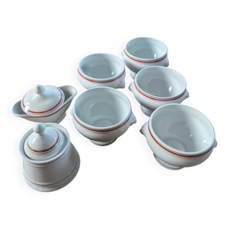 Auteuil porcelain service from Jacques Lobjoy's Bistro