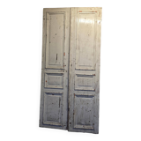 Pair of antique partition doors
