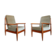 Paire de fauteuils scandinaves