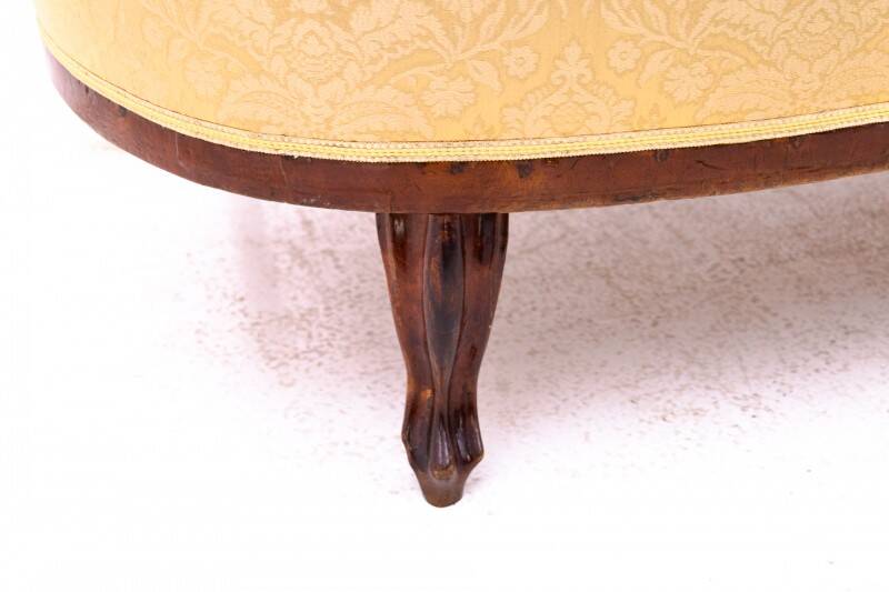 Chaise longue, France, circa 1890.