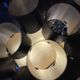Suspension lamp aluminium Foscarini style vintage space age vintage 1980