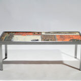 Table low ceramic of Robert and Jean Cloutier to 1950