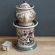 Delft earthenware herbal tea maker