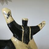 Sculpture "DEESSE" in the style of Niki de Saint Phalle, papier-mâché 1990