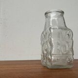 Vintage German glass vase model on the rocks by Lars Hellsten for Walther Glas, 1970s.