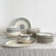 "Renaissance" ironstone dinnerware set from Creil and Montereau - 30 pieces