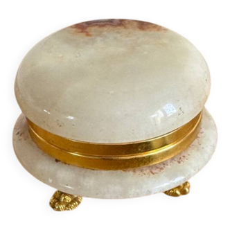 Onyx brass box