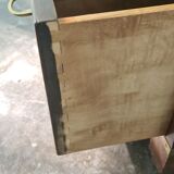 Pair of vintage military campaign wooden nightstands by reprodux england