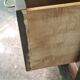 Paire de tables de nuit en bois vintage de campagne militaire par reprodux angleterre